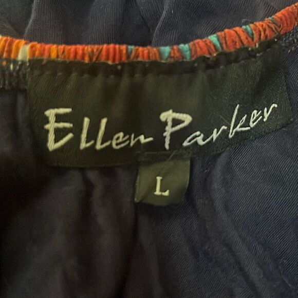 PONCHO CAPELET MAXI DRESS LARGE - Picture 2 of 3